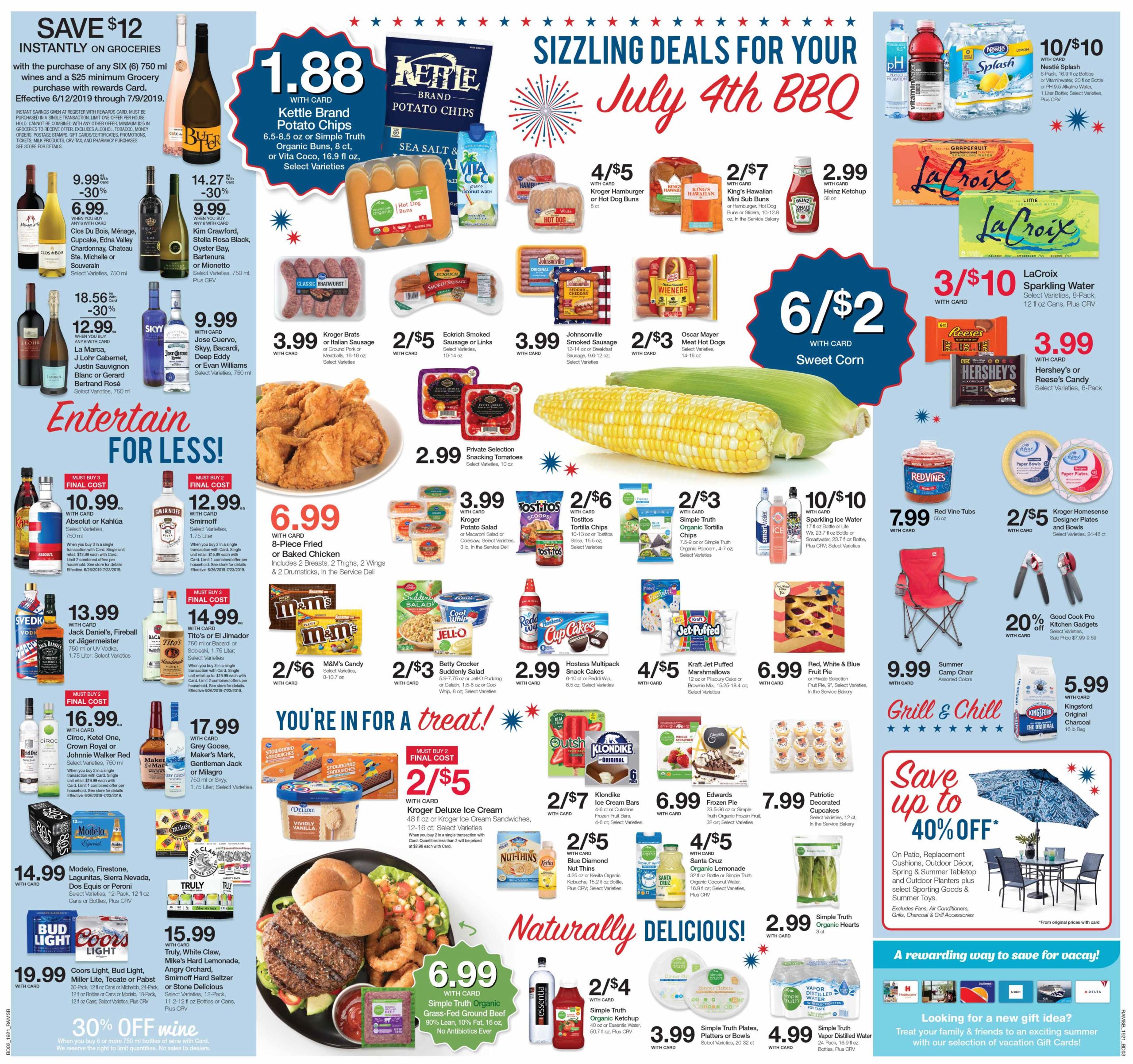 Kroger 4th of july print ad