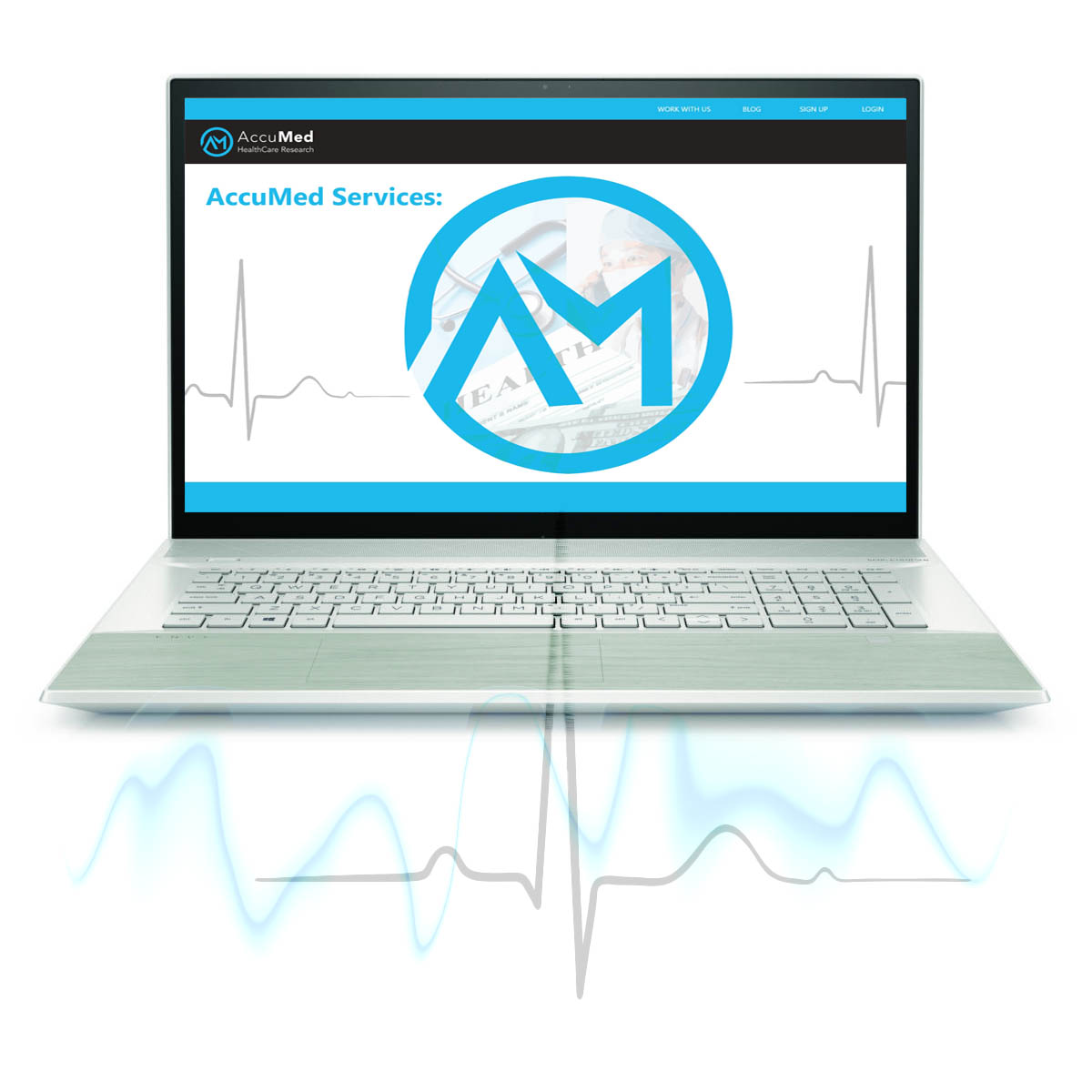 accumed web design rebrand